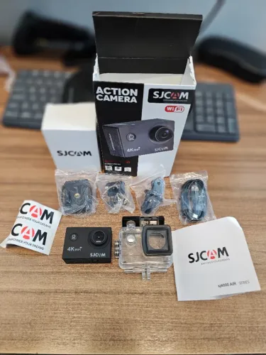Câmera de Ação SJCAM SJ4000 Air 4K WiFi - Nova / Com Nota Fiscal e Garantia (07/2026)