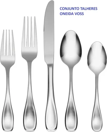 Conjunto de Talheres 20 Peças Oneida Voss 18/0