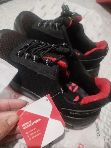 Tenis Botina Bota Segurança Bracol Detroit Bico Composite (Número 35) 