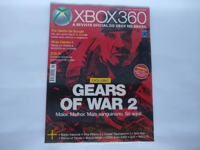 Revista Xbox N. 19 Ano 2: Gears Of War 2 - Na embalagem