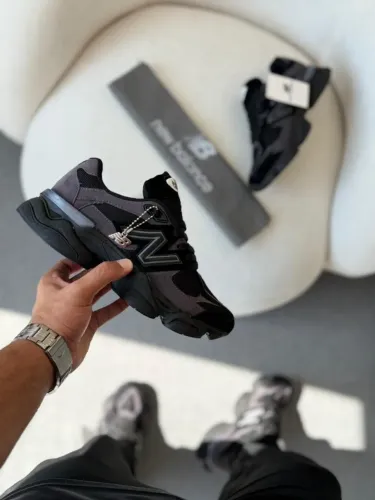 Tênis New Balance 9060 Masculino Couro Cor: Preto/Grafite - Disponível 38 AO 43