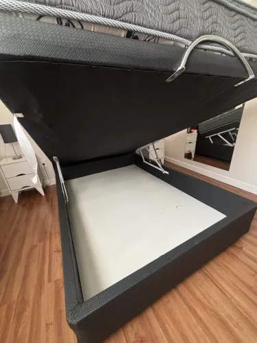 Cama box baú casal