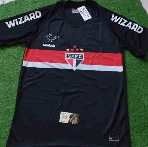 Camisa São Paulo FC Goleiro Rogério Ceni 2012 Preto - Edição Comemorativa