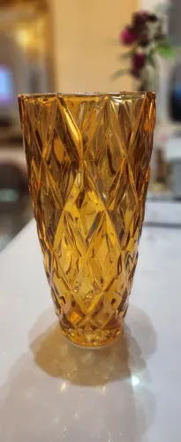 Vaso Vidro Lapidado