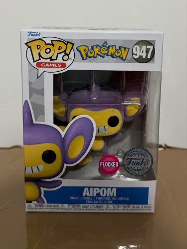 Funko Aipom Flocked exclusivo Pokémon
