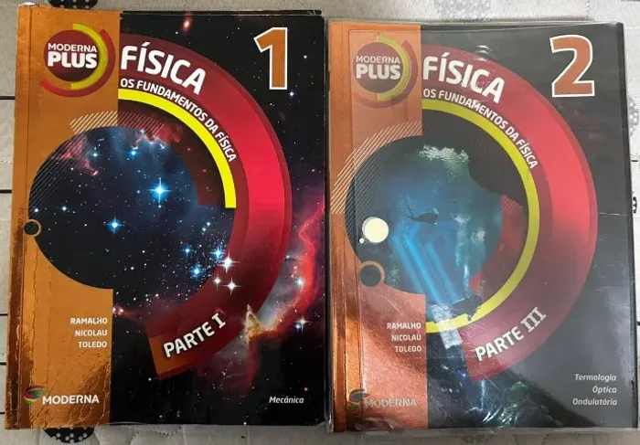 Livros Física Moderna Plus Vol 1 E 2 Completos (8 Livros)