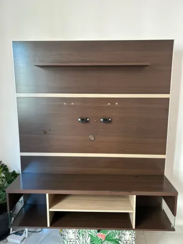 Painel para Sala de Estar com Suporte para TV