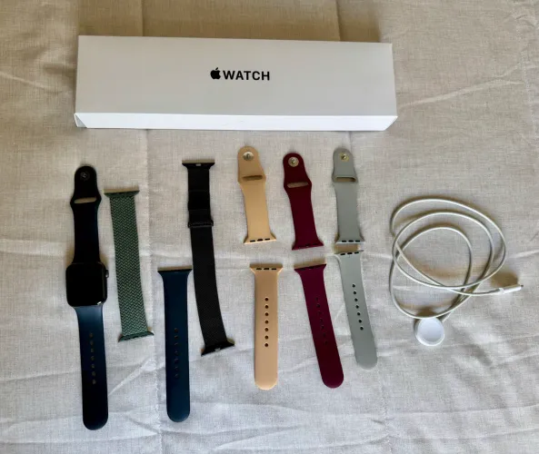 Apple Watch SE 40mm GPS 1ª Geração - Completo + Várias Pulseiras