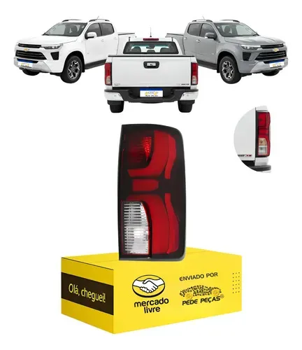 Lanterna Sinaleira Chevrolet S10 2025 2026 C/led Nova Ld Direito/passageiro Fume