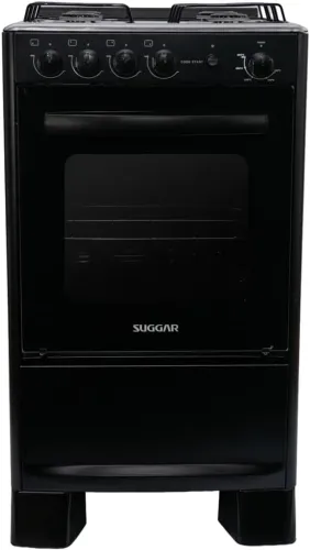 Lacrado! FOGÃO SUGGAR COOK START PRETO MESA INOX 4 BOCAS