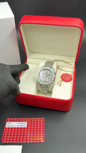Omega Speedmaster Cinza + Caixa Omega