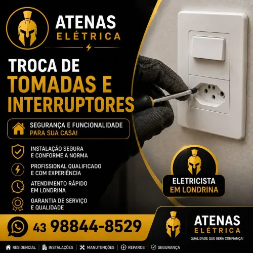 Troca de Tomadas e Interruptores