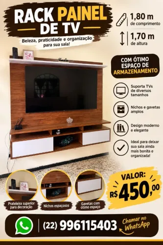 RACK PAINEL DE TV