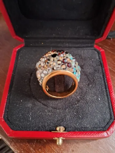 Anel swarovski