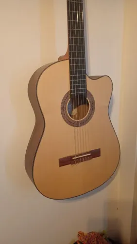Violão rozini x515 tampo maciço nylon studio