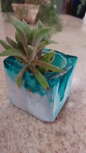 Mini vasinho ( arte em cimento)