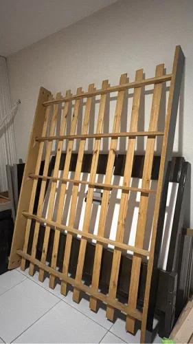 Estrutura de cama de casal