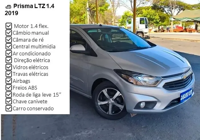 Chevrolet Prisma Sed. LTZ 1.4 8V Flexpower 4P 2019