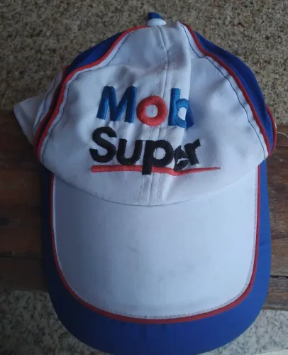 Boné Esso Mobil Stock Car industria brasileira