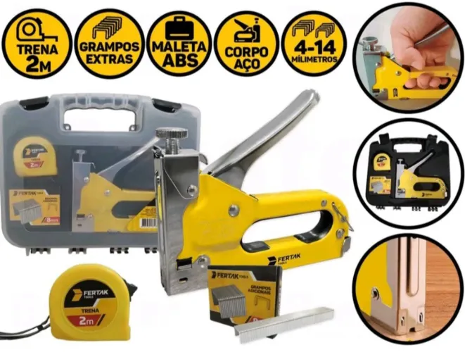 GRAMPEADOR MANUAL PROFISSIONAL COM MALETA E ACESSÓRIOS
