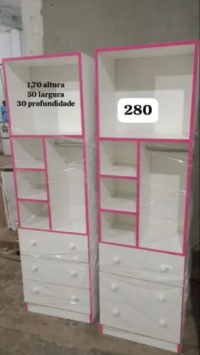 Closet tamanho solteiro no precinho