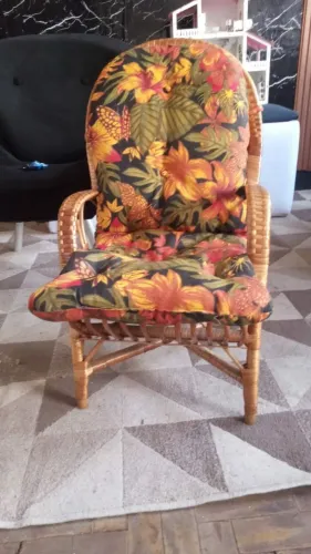 Cadeira de vime infantil 100rs negocio