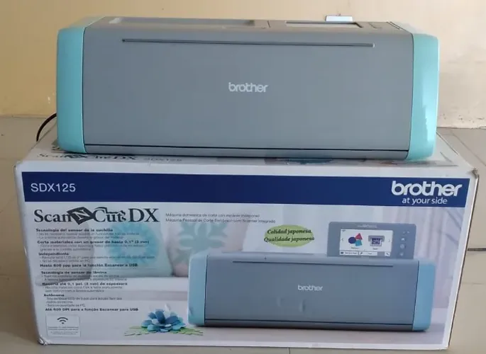 maquina recorte adesivos scanncut brother sdx 125