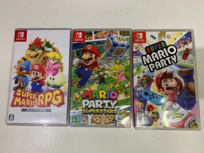 Jogos Nintendo Switch - Mario Party, Mario RPG