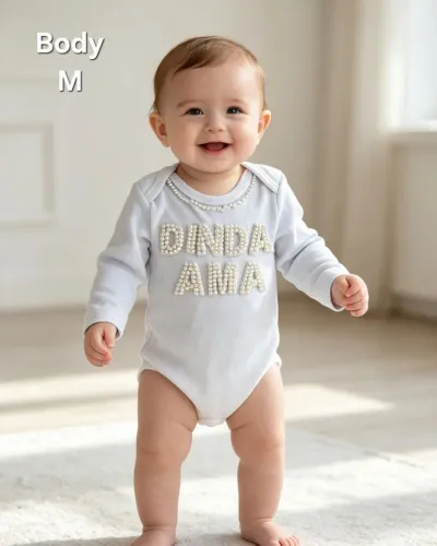 BODY FEITO A MÃO  BEBÊ M