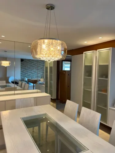Lustre Pendente de Cristal Moderno