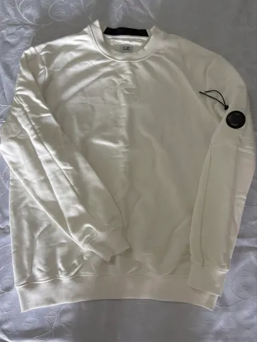 Moletom CP Company Crewneck Sweatshirt Branca