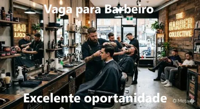 Vaga para barbeiro com experiência