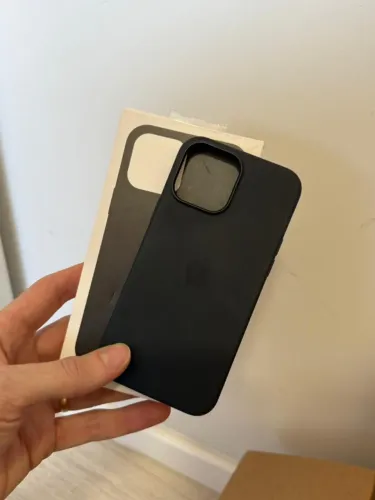 Case iphone 13 promax silicone líquido apple preto