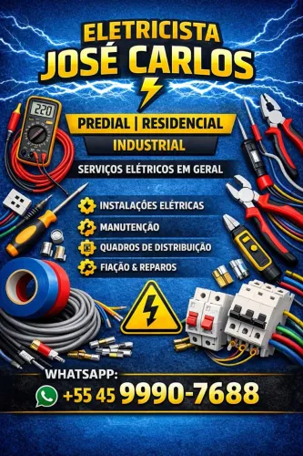Técnico eletromecânico e credenciado CRT.