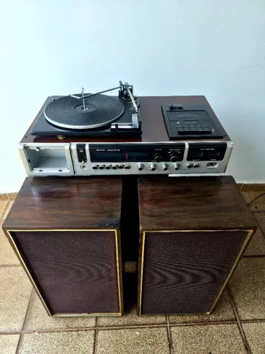 Toca discos 3x1 Sharp Sg-175 (1976) Vintage, Funcionando