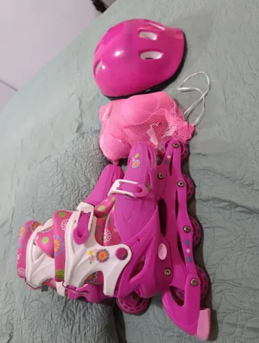 Kit de Patins Feminino G (36-39) da marca BBR Toys