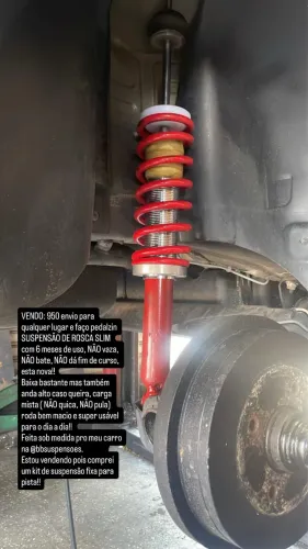 Suspensão de rosca slim Gol g5