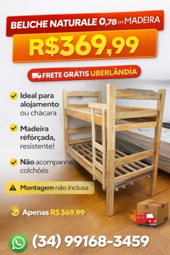 ? Beliche Naturale 0,78 | Ideal para Alojamento ou Chácara por R$ 369,99 + Frete Grátis