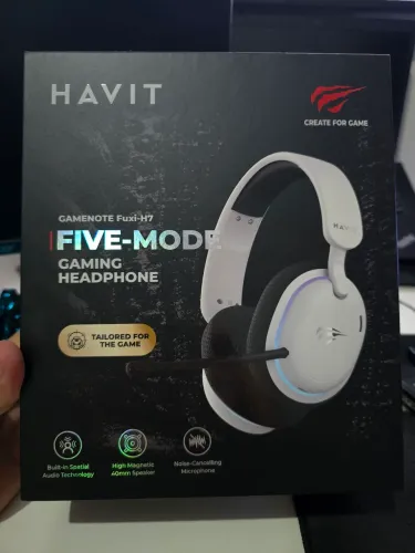 Headset Gamer Havit Fuxi H7 Sem Fio