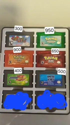 LOTE JOGOS GAME BOY ADVANCE - POKEMON, MEGAMAN, MARIO, ETC - ORIGINAIS