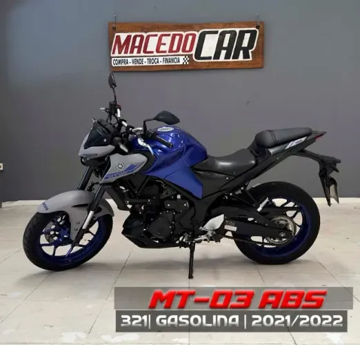 MT-03 321/ABS 2022 É na Macedocar/Macedo car