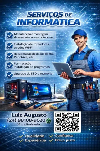 Manutenção de Notebooks e computadores 