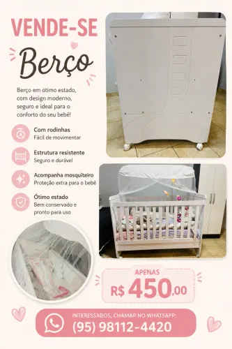 Vende-se berço