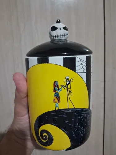 Cookie Jar pequeno Jack skelington
