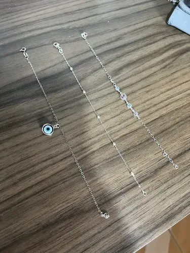 Lote de Pulseiras feitas em prata 925