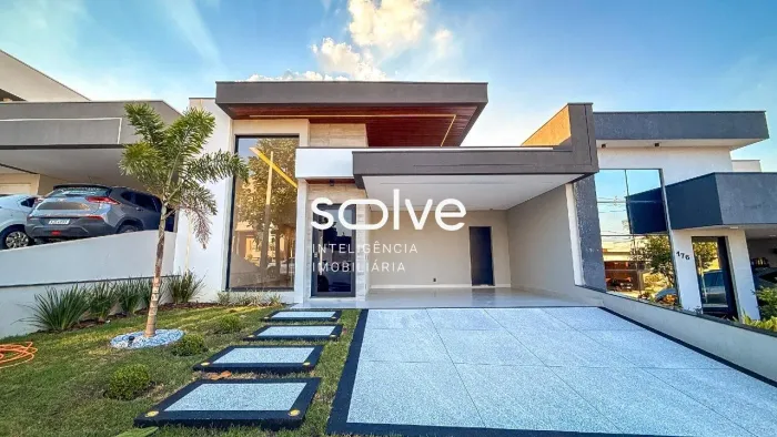 Casa em Condomínio à venda em Indaiatuba - Residencial Milano, 3 quartos 194 m² por 1.860.