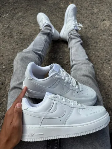Tênis Nike Air Force 1 Unissex Branco (cano baixo) Premium - Disponível 34 AO 43
