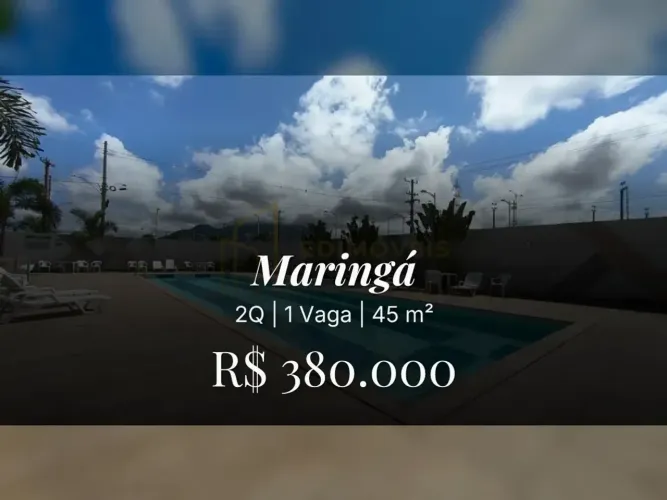 Maringá: apartamento aconchegante com quintal e áreas de lazer incríveis!