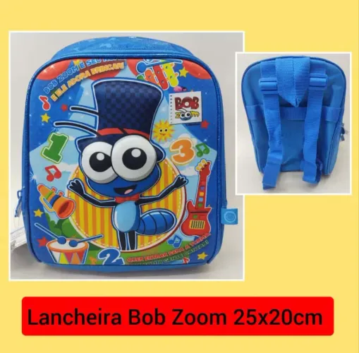 Lancheira térmica infantil bob zoom 3d