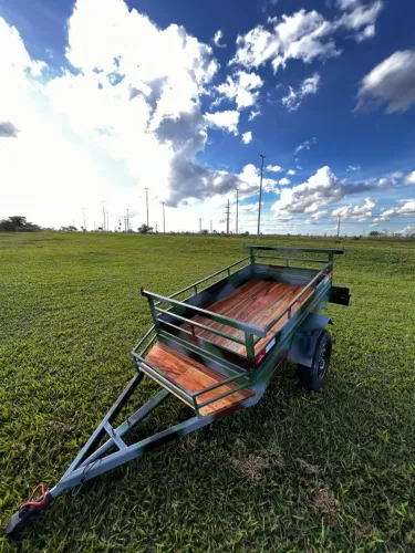 Carretinha 2.00 x 1.20 pronta para sair do pátio hoje - reboque
